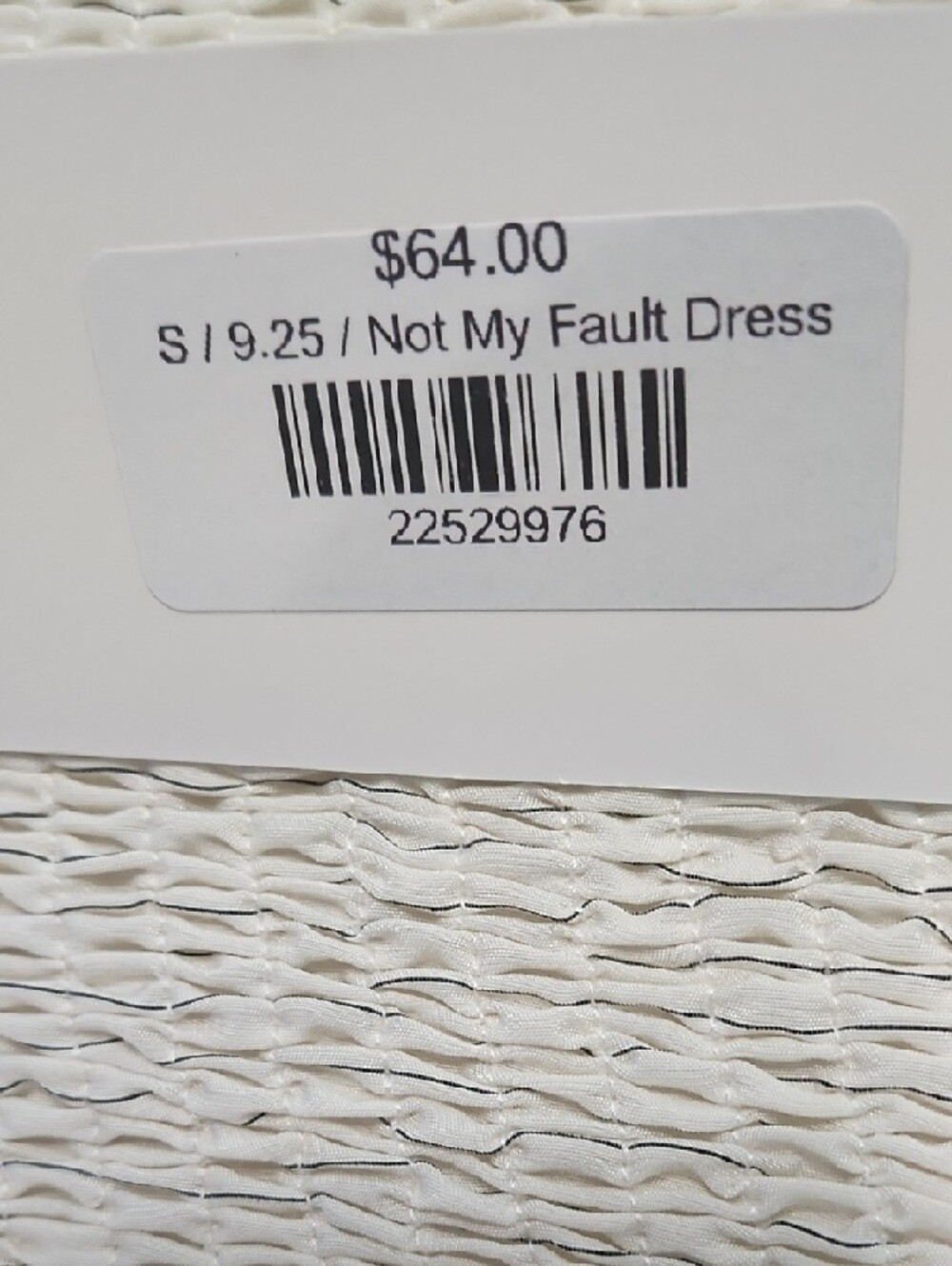 One Loved Babe Cream Smocked Midi Dress - Picture 6 of 6